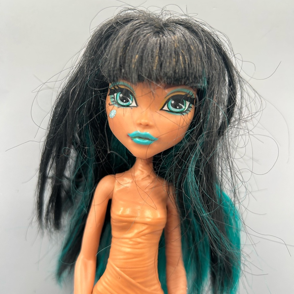 2015 Mattel Monster High Cleo De Nile Daughter of the Mummy 11" Nude Doll